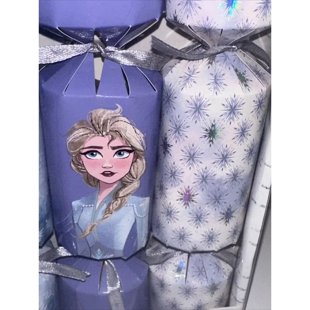 Disney Frozen 2 II 6 Surprise Crackers Womens Socks Sizes 4 To 10 Christmas Gift